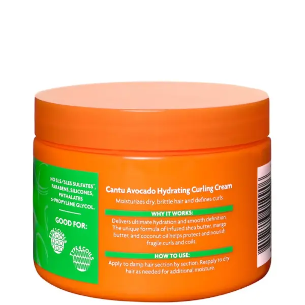 Cantu Avocado Hydrating Curling Cream 340g - 1